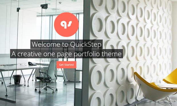 Quickstep - Portfolio WordPress Tema