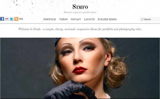 SIMFO - Portfolio WordPress Tema