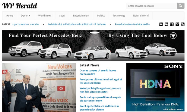 WP Herald - News WordPress Theme