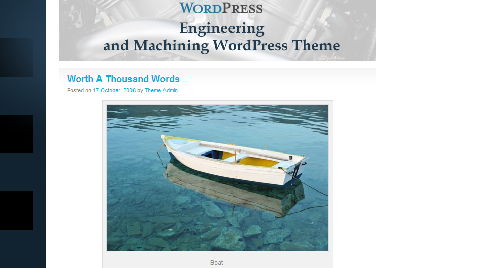 Wordpress Template for Engineering and Machinering