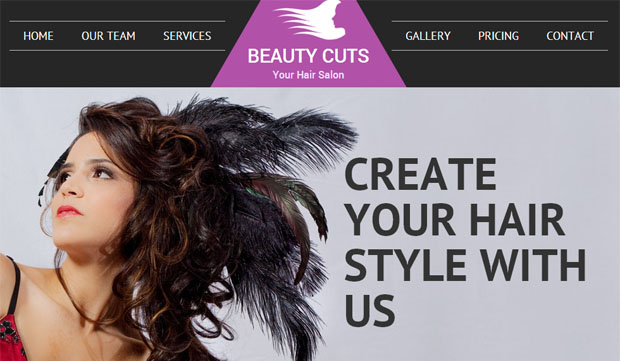 Beauty Cuts - Hair Salon WordPress Template
