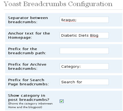Breadcrumbs in WordPress