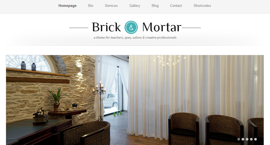 Brick & Mortar WordPress Theme