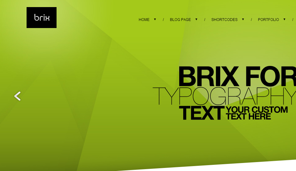 Brix WordPress Theme