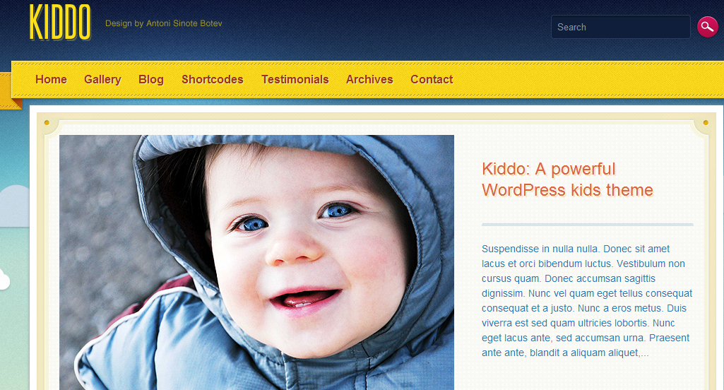 Kiddo WordPress Theme