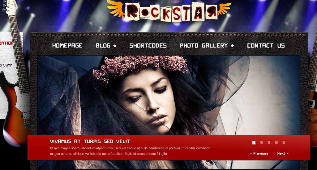 Rock Star WordPress Theme
