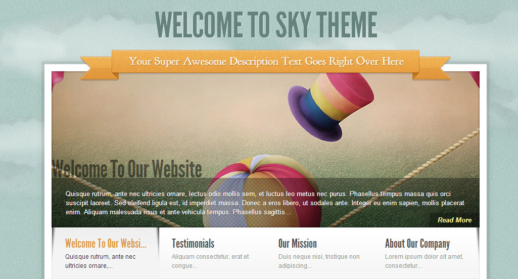Sky WordPress Theme