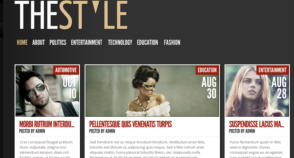 The Style WordPress Theme