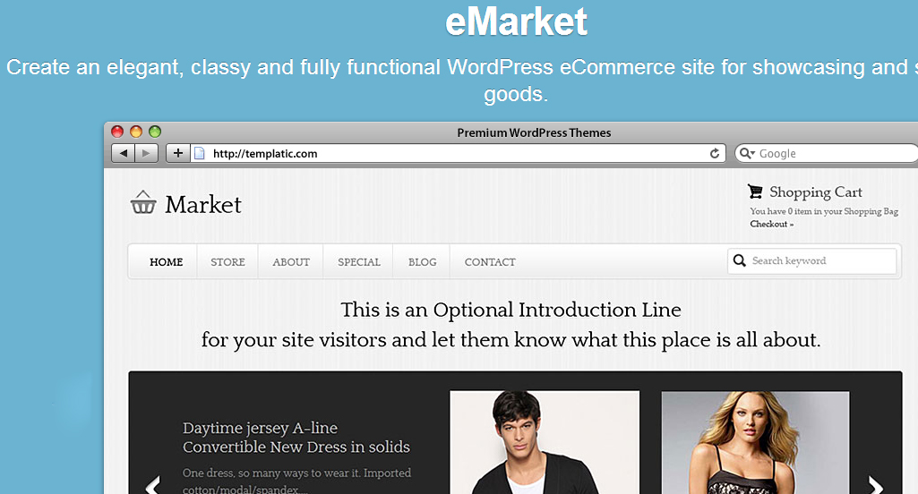 eMarket Is a Classy Looking
