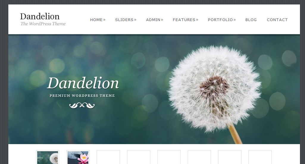 Dandelion WordPress Wedding  Theme
