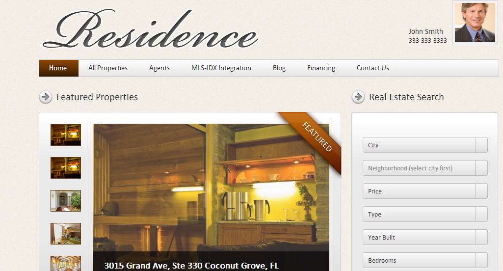 Residence WordPress Real Estate Theme