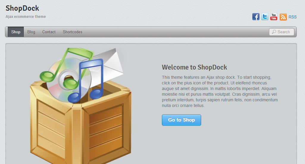 ShopDock WordPress Theme
