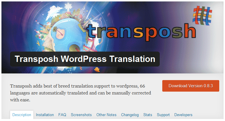 Wordpress Manual Translation Plugin
