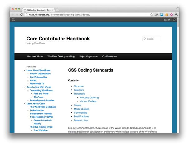 Wordpress CSS Guides