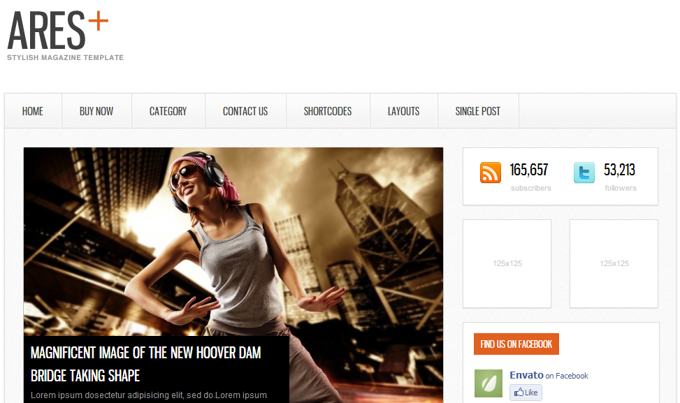 Ares WP Theme