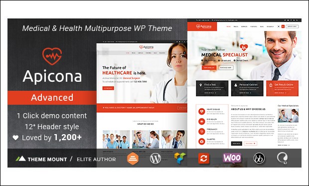 Apicona - WordPress Themes for Medical and Health