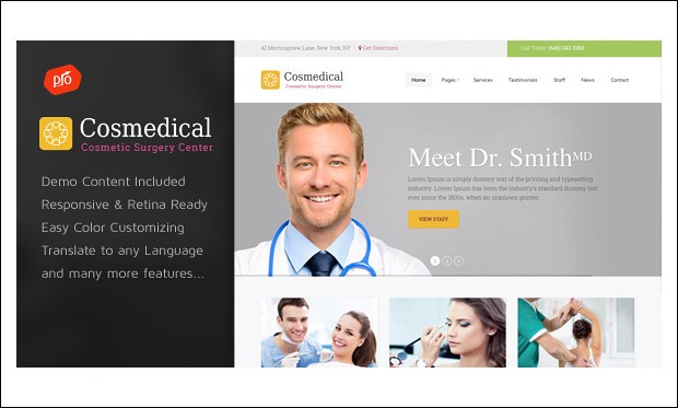 Cosmedical - WordPress Themes for Medical and Health