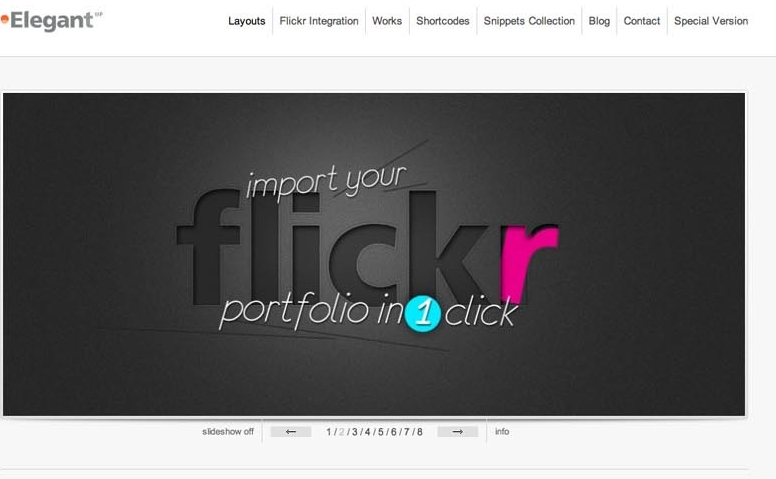 Elegant Flickr