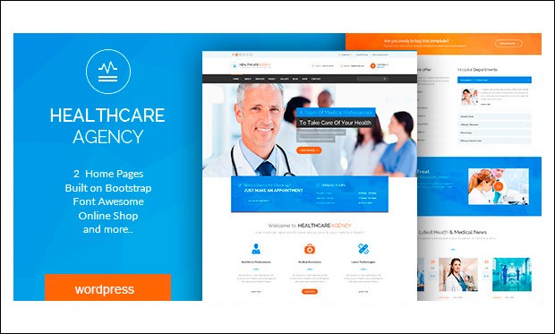 Healthcare Agency - WordPress Themes for Medical and Health