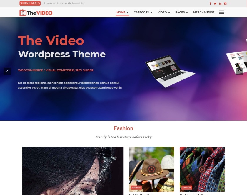 The Passion Multipurpose Motion picture Video and Music WP Theme