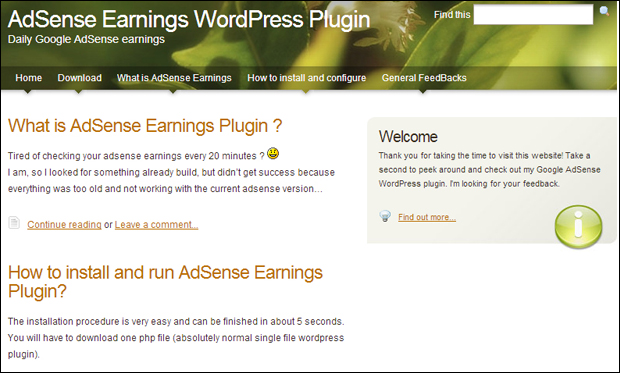 Adsense-Earnings-WordPress-Plugin