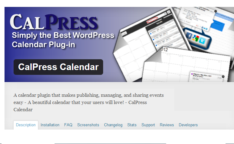 CalPress Event Calendar