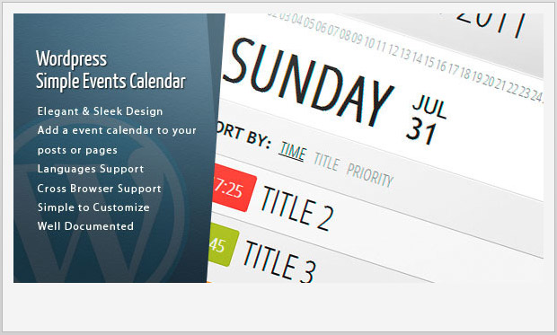 Wordpress Events Calendar