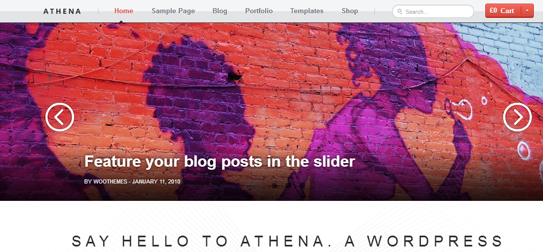 Athena - Author WordPress Themes