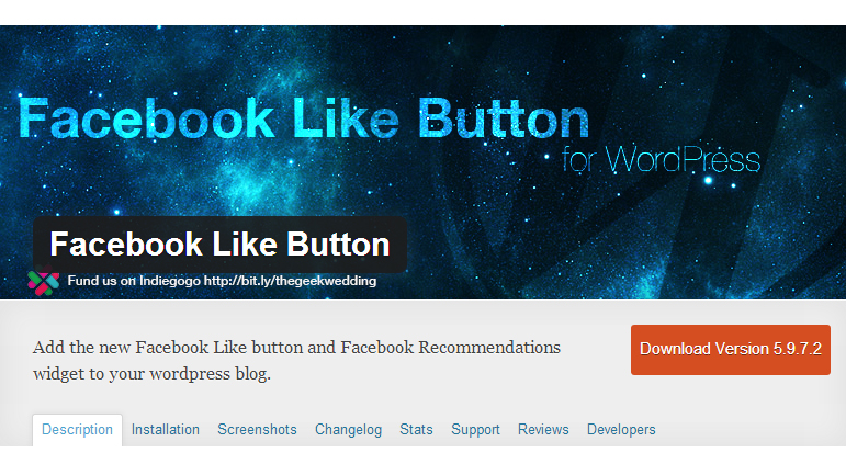 Facebook Like Button plugin