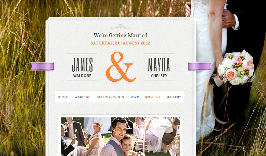 Just Married - Brand New WordPress Themes