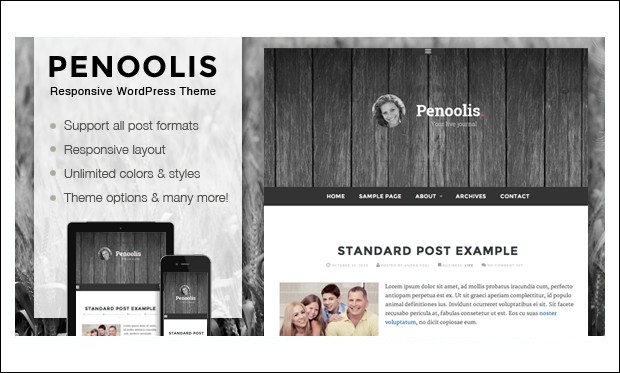 Penoolis - WordPress Themes for Writers