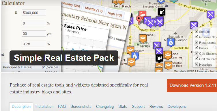 Simple Real Estate Pack plugin