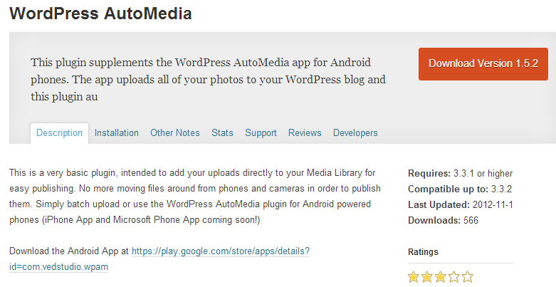 Wordpress AutoMedia