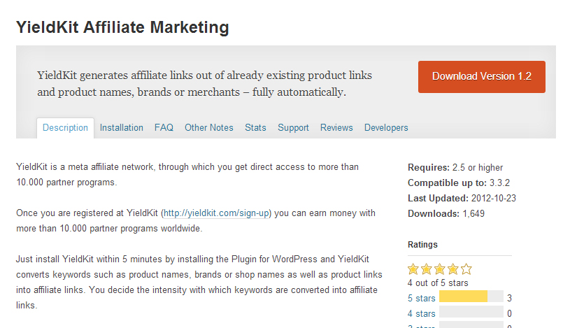YieldKit Affiliate Marketing