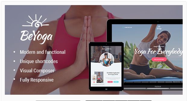 BeYoga | Yogastudio & Gym WP Theme