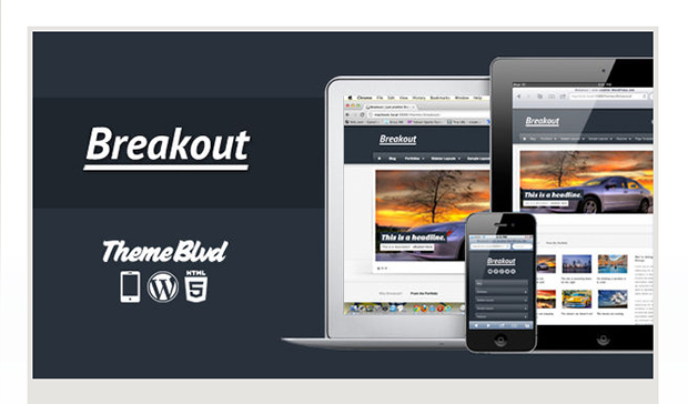 Breakout -Personal Blog WordPress Template