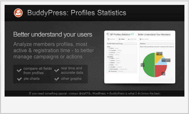 BuddyPress Profiles Statistics