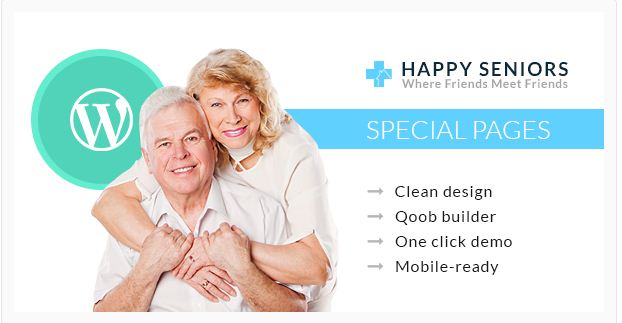 Happy Seniors - Senior & Medical Care WordPress Theme