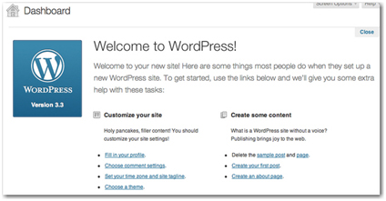 Wordpress free website
