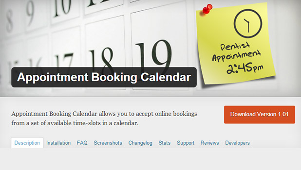 Appointment Booking Calendar WordPress plugin