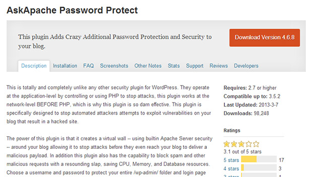AskApache Password Protect