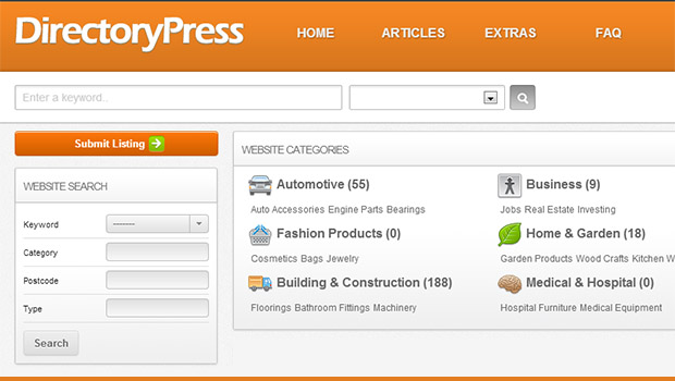 DirectoryPress WordPress Plugin