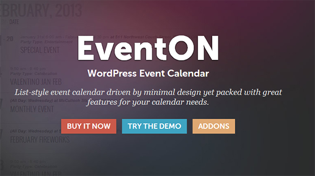 EventOn WordPress Plugin
