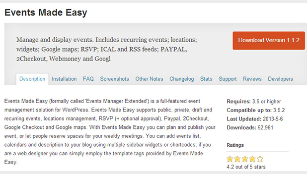 Events made easy