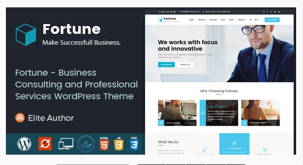 Business Consulting and Professional Services WordPress Theme