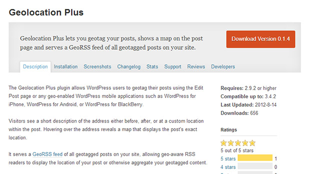 Geolocation Plus WordPress Plugin