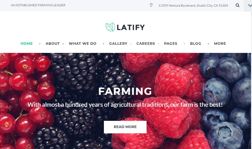  Latify - Private Farm Responsive WordPress Theme