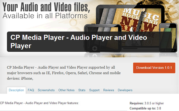 Audio and Video Player