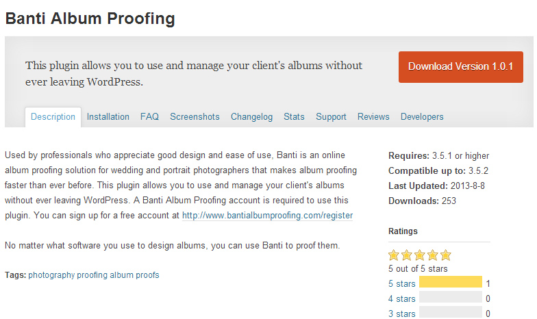 Banti Album Proofing