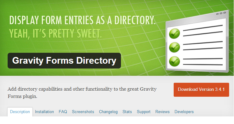 Gravity Forms Directory